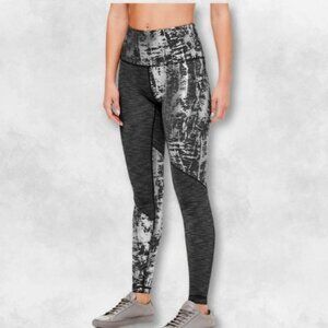 Lululemon Wunder Under Stretch Lightweight High Rise Leggings Silver and Black 4